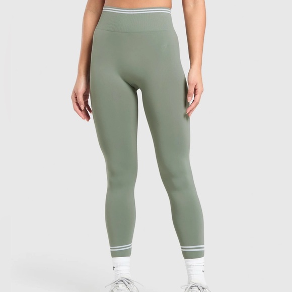 Gymshark Pants - Gymshark Contrast Seamless Leggings
